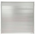 Lavi Industries , Framed Slat Wall Panel, , 48" x 48", Satin Aluminum 50-HSW1005/SA